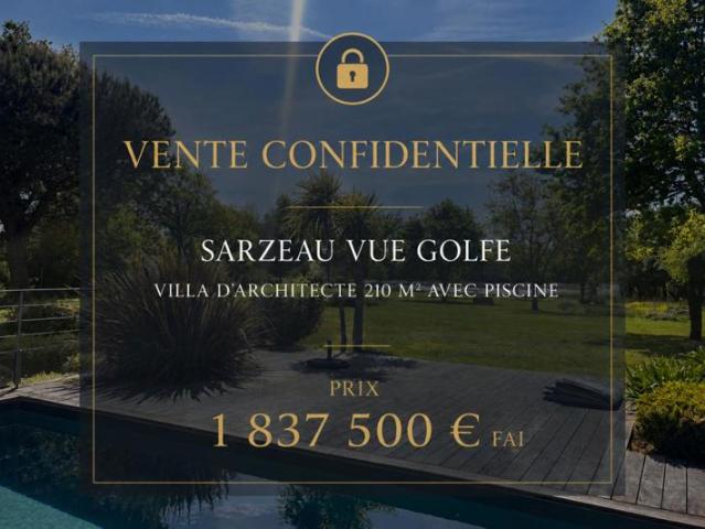 Villa d'architecte Sarzeau vue Golfe 210 m2