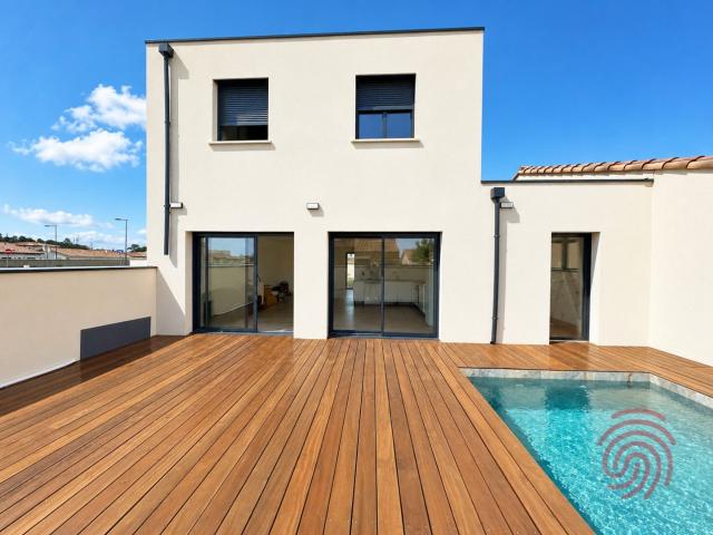 Villa de 2025 avec piscine 140m² Bassan