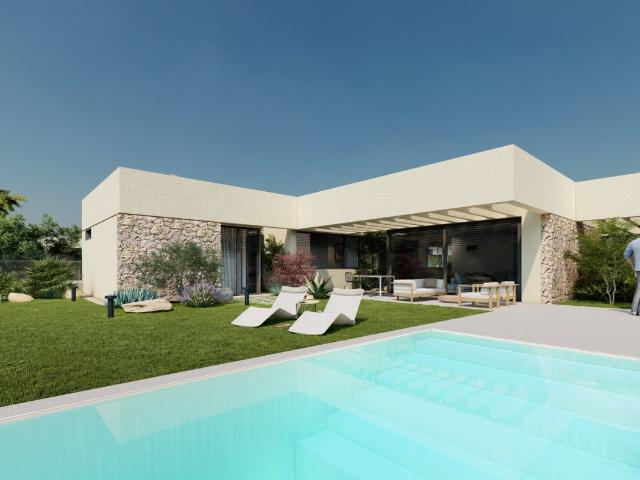 VILLA DE 2 DORM. DE NUEVA CONSTRUCCIÓN EN GOLF RESORT, MURCIA.
