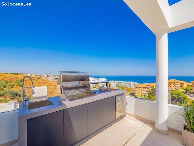 Villa de diseño con vistas panorámicas al mar en Fuengirola, Higuerón, Costa del Sol