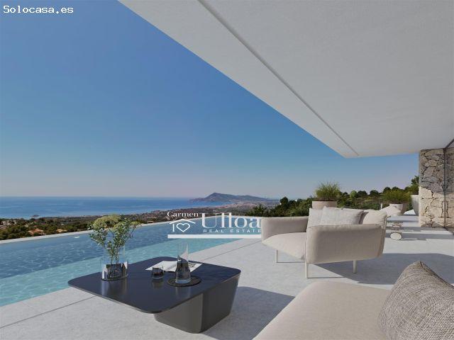 VILLA DE DISEÑO CONTEMPORÁNEO CON VISTAS AL MAR EN ALTEA