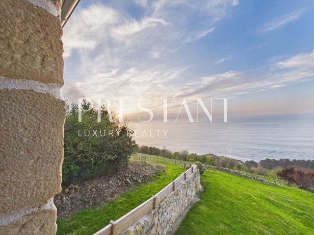 Villa de excepción frente al Atlántico Vista al mar 180° San Sebastian