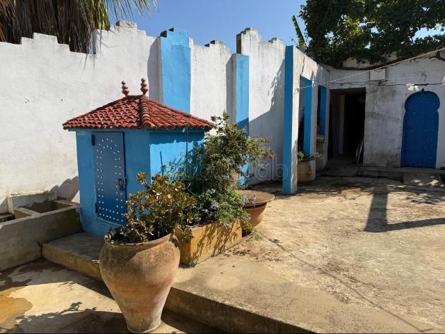 Villa de haut standing à vendre à Asilah. Surface totale 150 m². Cheminée fonctionnelle