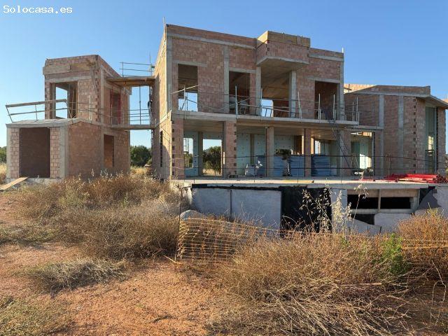 Villa de lujo mediterráneo con piscina y vistas en Na Moreia, Santanyí obra nueva