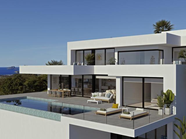 Villa de lujo contemporáneo con vistas infinitas al Mediterr. 636m² Cumbre del Sol