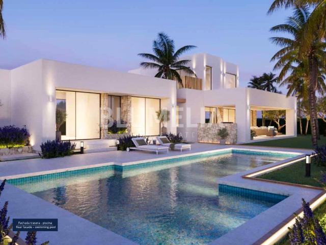 Villa de lujo de estilo Ibizenco con vistas al mar en venta. 245m² Jávea Xabia