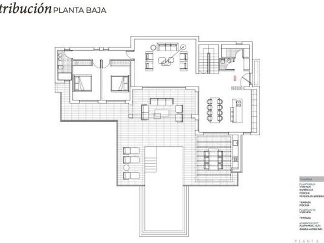 Villa de lujo de estilo ibicenco en La Fustera Benissa Costa A solo 1 km de la playa