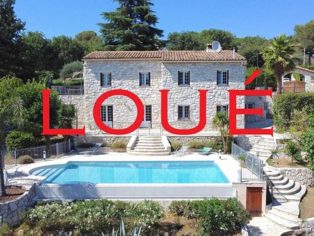 Villa de luxe de 6 pièces en location Roquefort les Pins, France