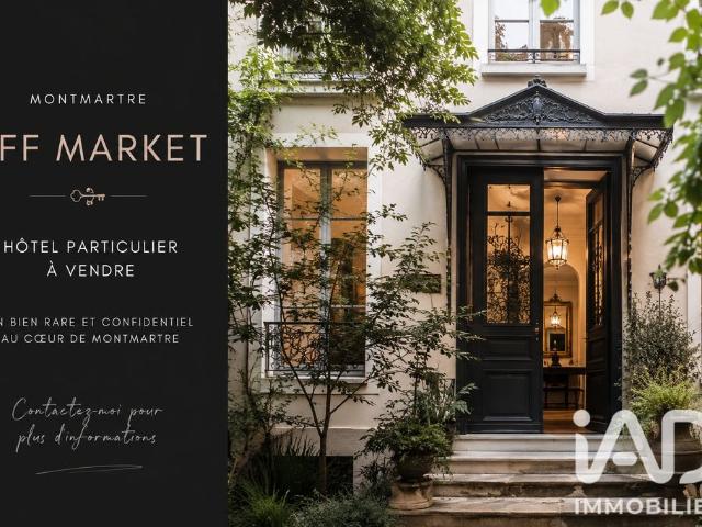 Villa de luxe de 8 pièces en vente Montmartre, Abbesses, Grandes Carrières, Paris, Île de France