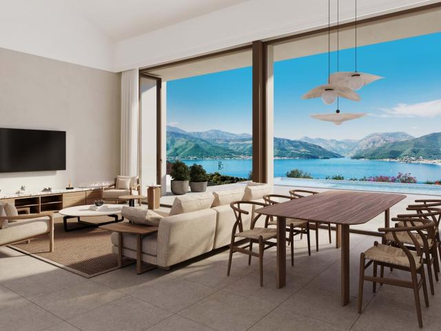Villa de luxo de quatro quartos Montenegro com vista para o golfe e para o mar, The Peaks, Baía de Luštica, Kotor, Lustica Bay Tivat