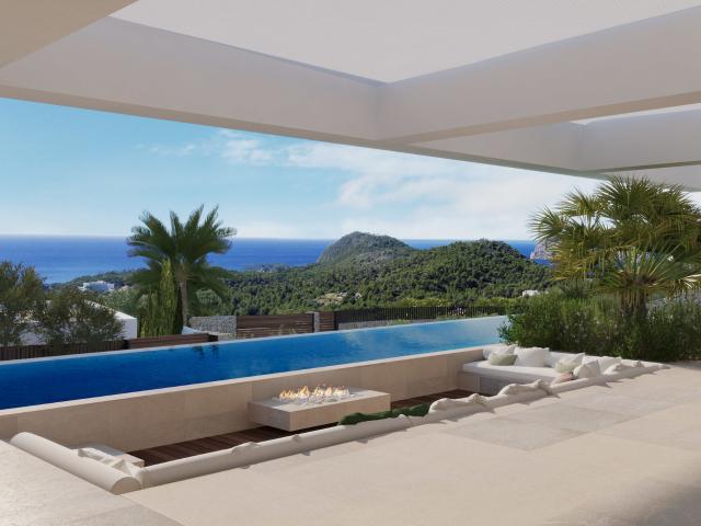 Villa de nueva construcción única en su clase con impresionantes vistas panorámicas al mar