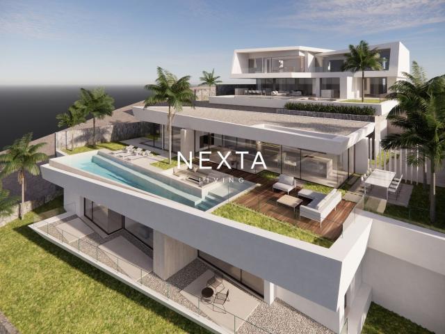 Villa de obra nueva con vistas al mar en Caldera del Rey 425m² San Eugenio