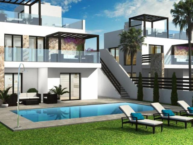 Villa de obra nueva en primera línea del campo de Golf La Ma. 124m² Rojales