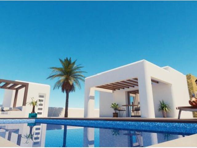 VILLA DE OBRA NUEVA ESTILO IBIZA EN POLOP