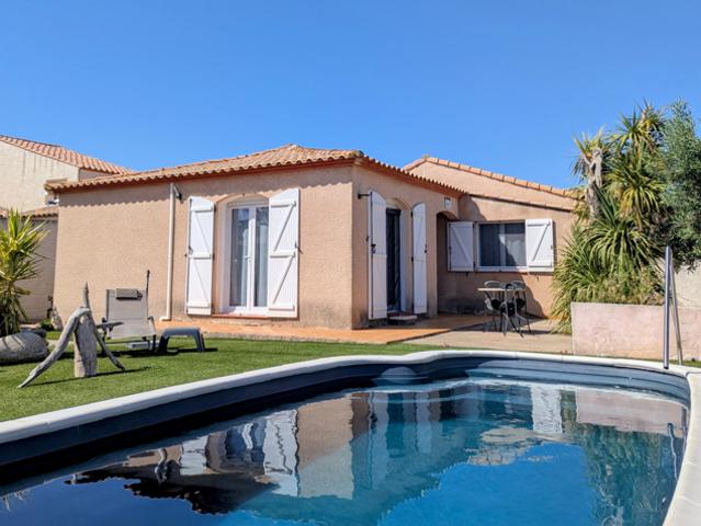 Villa de plain pied avec piscine Le Somail Proche Canal