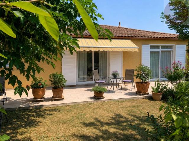 Villa de plain pied de 156m² et son terrain de 2522m²