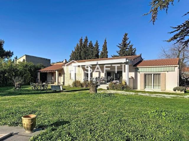 Maison de plain pied rénovée avec piscine et dépendance