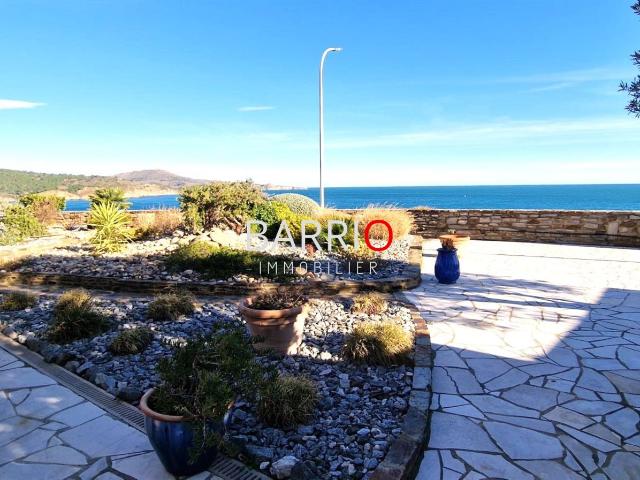 Villa de plain pied, Vue mer, garage, jardin à Banyuls sur M. 190m² Banyuls sur Mer