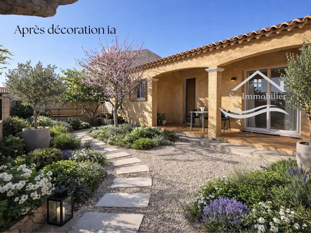 Villa de plain pied 4 chambres avec jardin