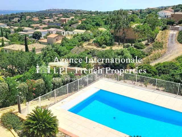 Villa de standing Surface Pondérée 224 m² piscine chauffée 55 M² Vue Mer 4 chambres Terrain 1 278 M² Vue sur Mer secteur LEUCATE 11 510 FITOU / AUDE