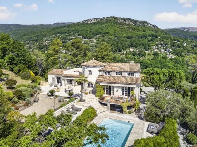 Villa d'Exception avec Vue Mer et Montagnes – Châteauneuf de Grasse