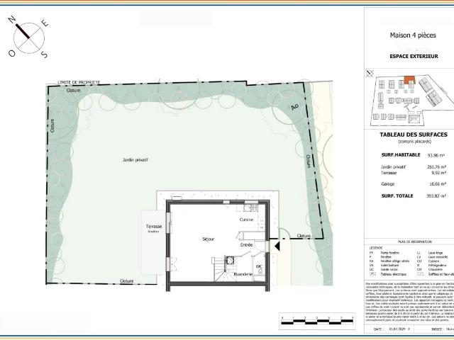 Villa Duplex 4 pièces de 93.96 m² Loisin