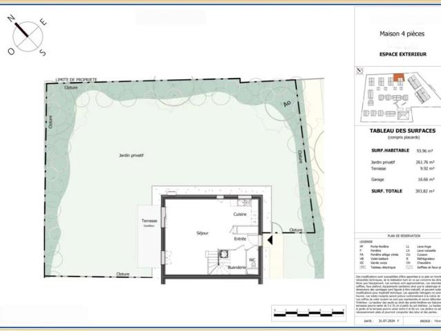 Villa Duplex 4 pièces de 93.96 m² Loisin