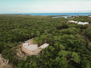 Villa en una privada paradisiaca con Cenote frente mar 6 recamaras Akumal