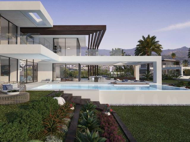 Villa en venta en New Golden Mile, Estepona con 4 dormitorio. 286m² Estepona