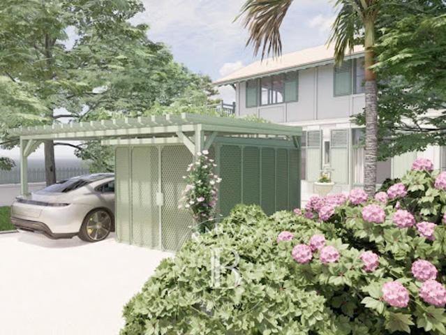 Villa en bord de mer avec jardin