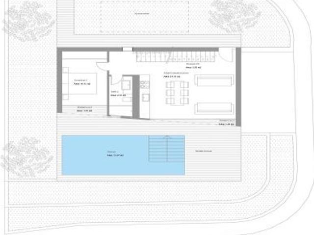 Villa en construcción en Alcalali