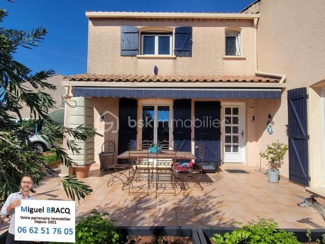 Villa F4 avec 115 m² hab sur 512 m² de terrain au calme sur Autignac 34480