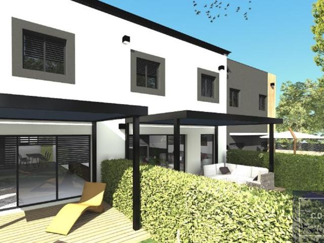 Villa F4 en R+1 neuve de 126 m2 avec jardin et stationnement