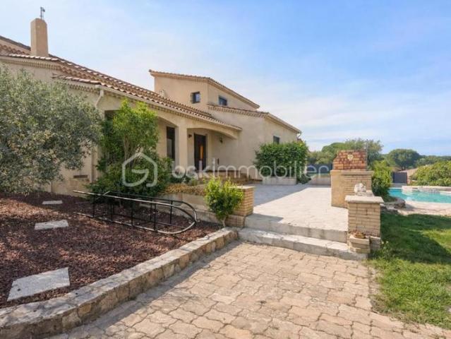 Villa familiale avec vue dégagée, piscine et double garage – Environnement calme sur les hauteurs de Bourg Saint Andéol