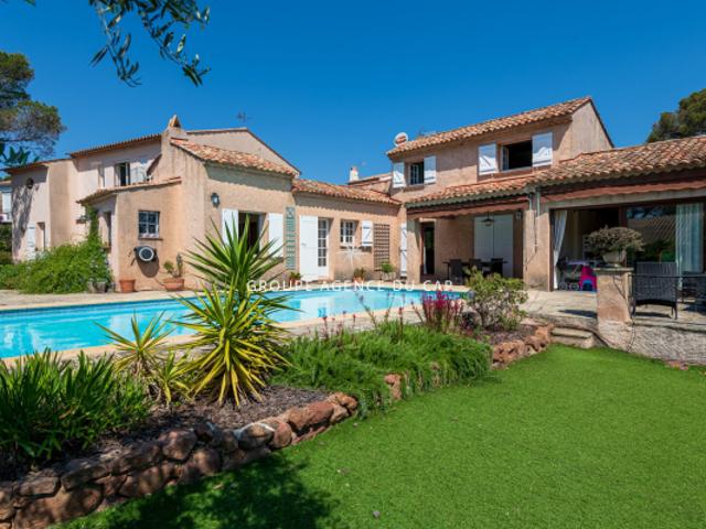VILLA FAMILIALE AVEC PISCINE À QUELQUES PAS DE LA MER ET DU CENTRE DE BOULOURIS