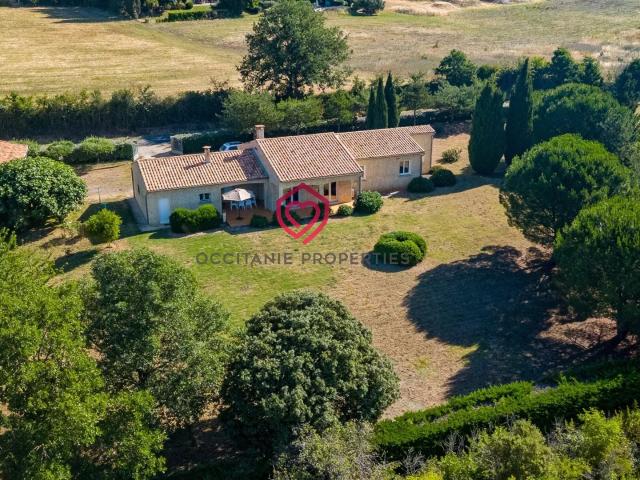 Villa familiale dans un cadre privilégié avec vue panoramiqu. 124m² Limoux