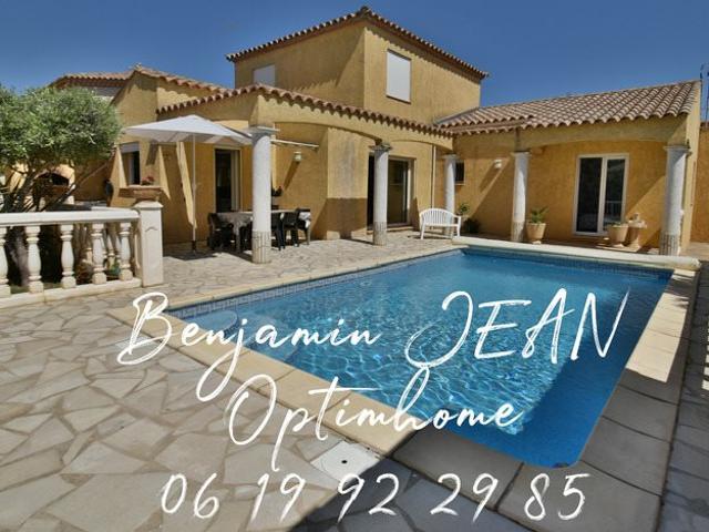 Villa familiale f5 avec piscine sans vis à vis dans un envir. 130m² Sérignan