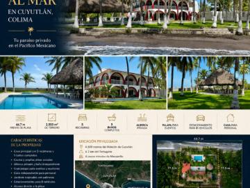 CASA FRENTE AL MAR EN CUYUTLÁN, COLIMA