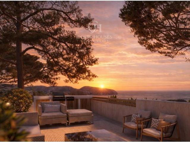 VILLA IBICENCA DE OBRA NUEVA EN CONSTRUCCION · VISTAS AL MAR MORAIRA