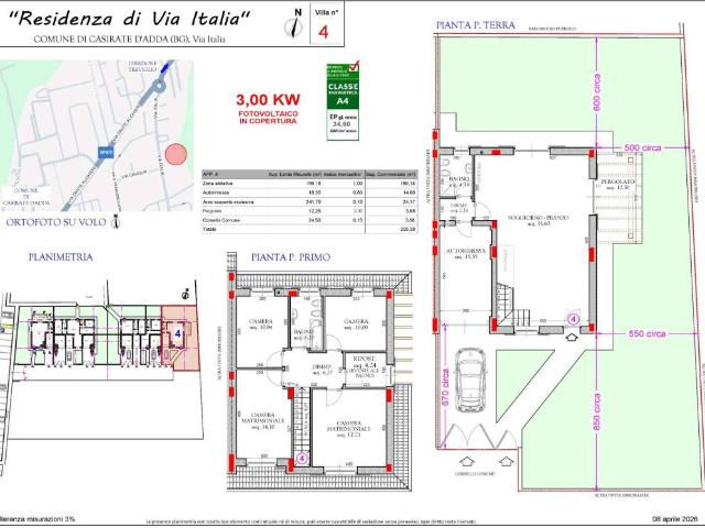 Villa in vendita a Casirate d'Adda BG