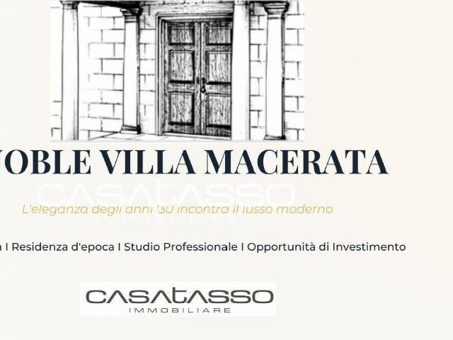 Villa in vendita a Macerata, CENTRO