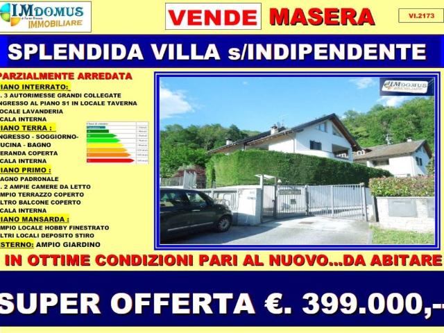 Villa in vendita a Masera VB