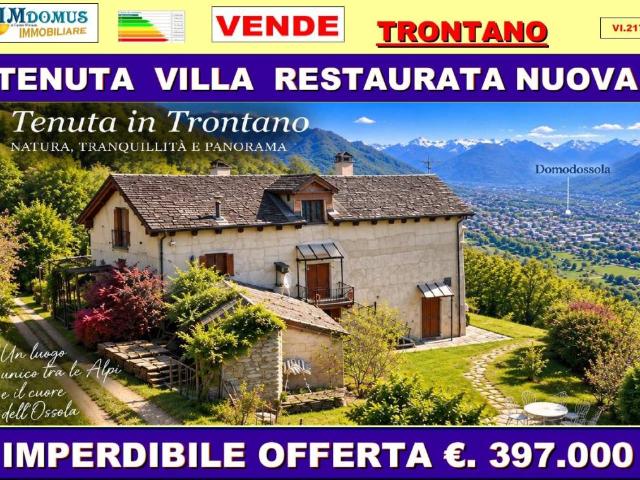Villa in vendita a Trontano VB