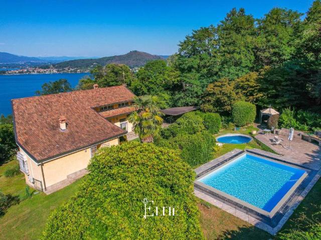 Villa in affitto a Meina via Moncalvo, giardino privato, posto auto, box TrovaCasa
