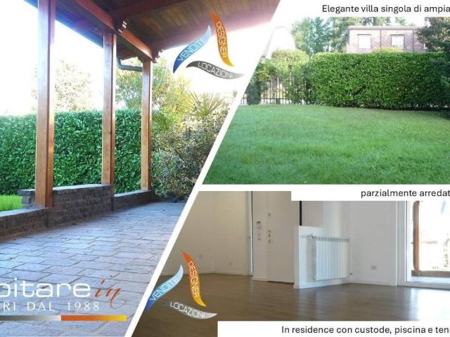 Villa in affitto ad Arese viale Dei Platani, 100, giardino privato, box, terrazzo TrovaCasa