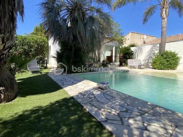 Villa indépendante 120m2, 4 chambres avec piscine