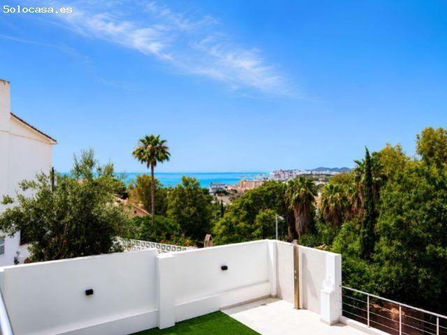 Villa independiente de lujo en Fuengirola con vistas panorámicas al mar