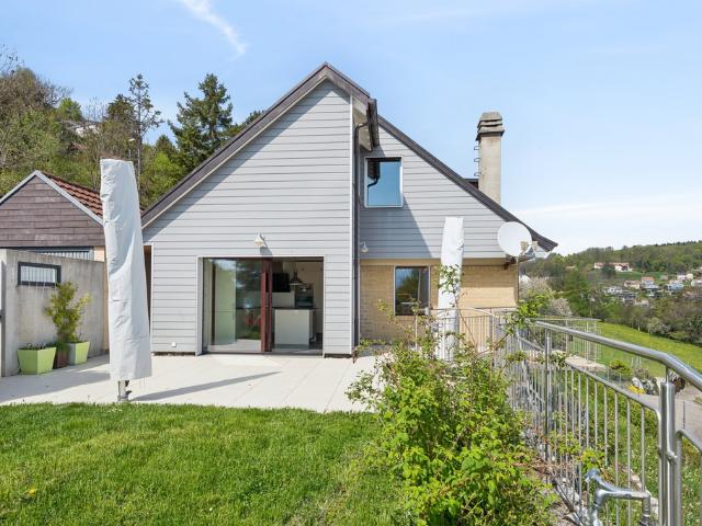Villa individuelle avec vue panoramique sur le lac Leman