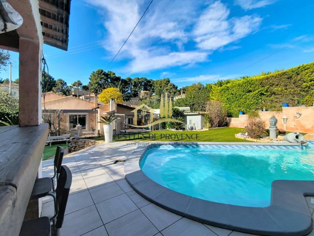 Villa individuelle plain pied type 7 avec jardin et piscine