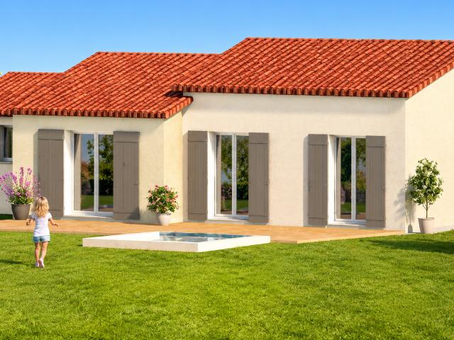 Villa individuelle plain pied Olmeta Di Tuda 4 pièces 76 m2 terrain 776 m2
